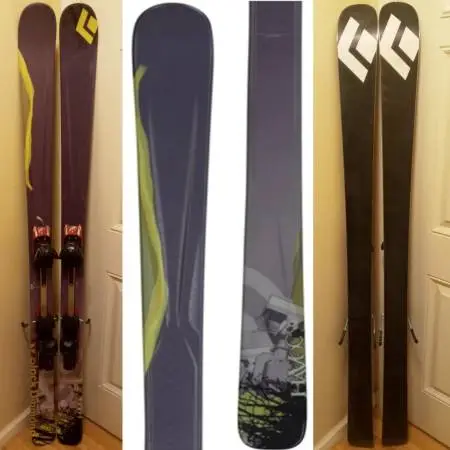 Black Diamond Havoc 165cm Twin Tip skis + Fritschi Diamir Bindings