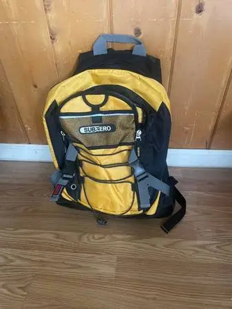 NEW Yellow backpack