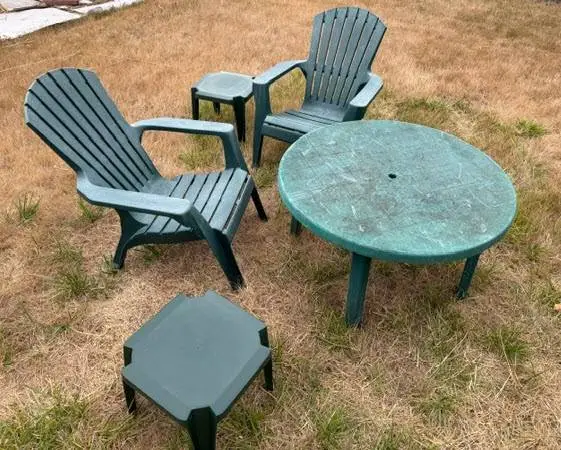 Resin Patio Furniture - 5 piece set