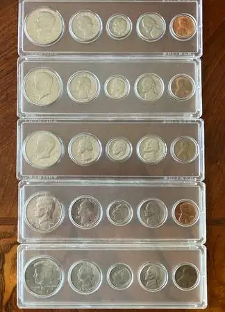 Coin Sets - Birth Years - $8 each set