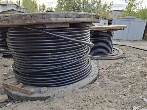 coaxial tv comcast cable 150 feet black on spool with splitters