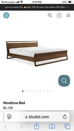 Woodrow bed frame