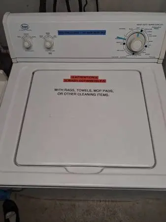 Whirlpool washer old style with fast wash