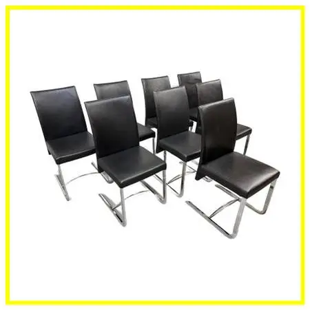 Roche Bobois Amplitude Chairs, Set Of Eight