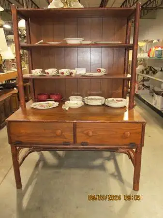 Vintage Pine Hutch      #3943