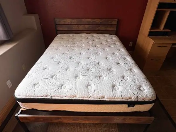Queen Bed. With Brand new mattress