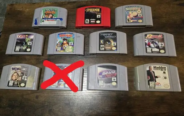 Various video games (Gameboy all the way to Xbox Series) OBO
