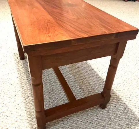 Walnut Piano Bench