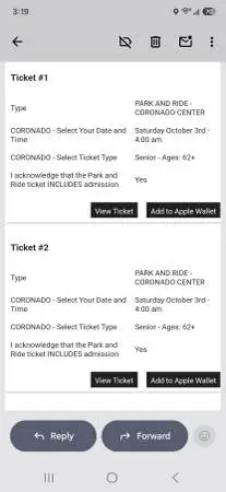 Four Balloon Fiesta Park and Ride Tickets