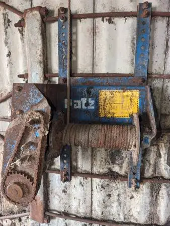 Patz silo unloader winch