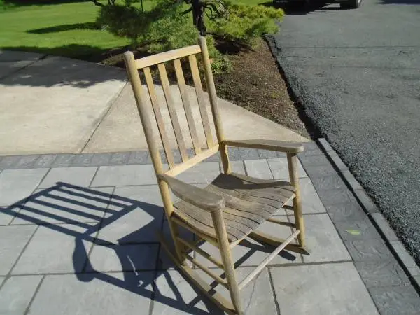 Vintage Oak Farmhouse Rocker