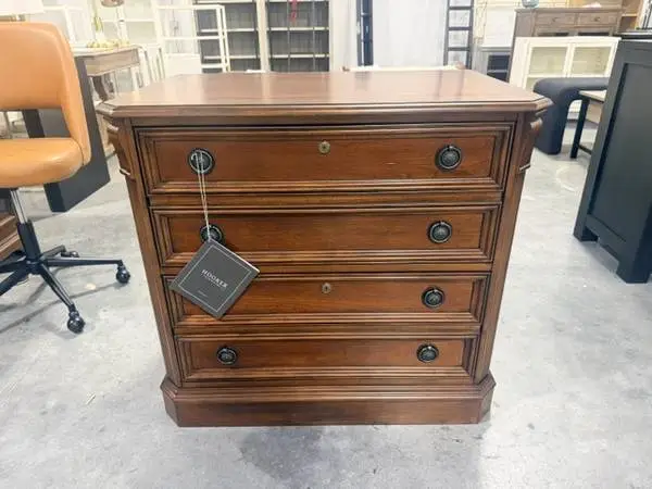 Hooker Furniture Brookhaven Lateral File Cabinet Lokable Cherry Finish