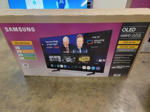 65 Samsung S85F Series OLED 4K UHD SamsungVision AI Smart Tizen TV 2025 Model Q