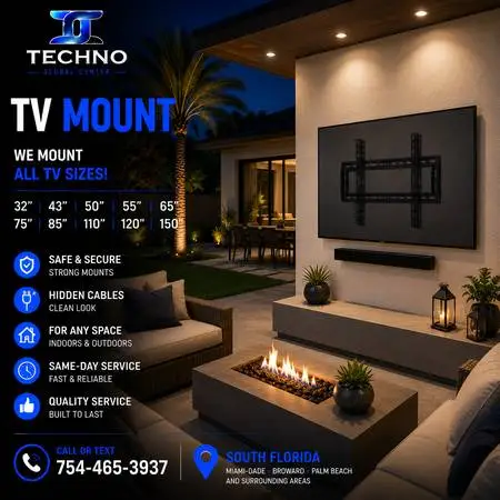 🔥Same-Day TV Mounting🔥