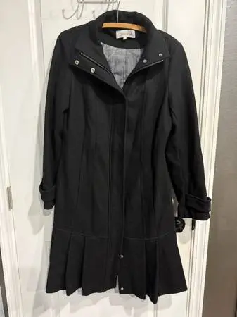 Calvin Klein Wool coat petite size 8