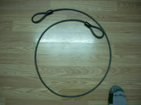 Long bike safety cable, 2 available