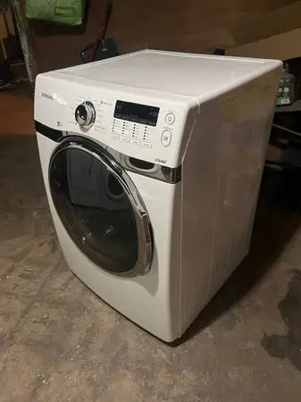 Samsung gas dryer installed