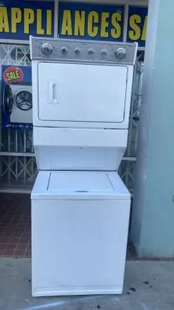 27 maytag stackable washer and electric dryer
