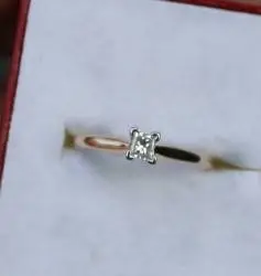 .33ct Princess Solitaire