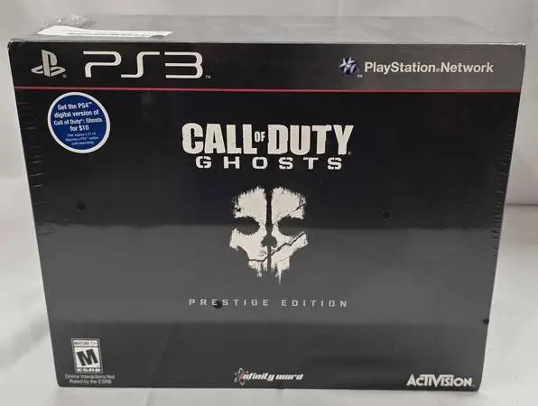 The Call of Duty: Ghosts Prestige Edition NIB Factory Sealed PS3