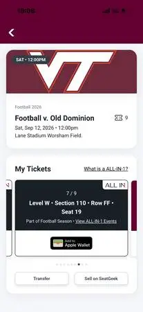 (1) Virginia Tech/ODU