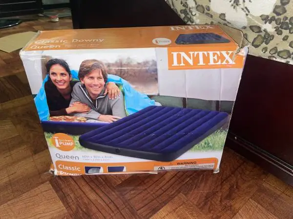 Intex 9” Inch Queen Size Couch Guest Air Aero Bed Airbed Mattress