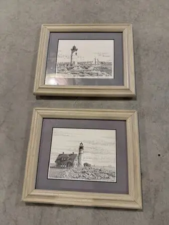 Lighthouse Framed Pictures (Belmont NH)