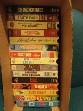 VHS Movies one dollar each great titles