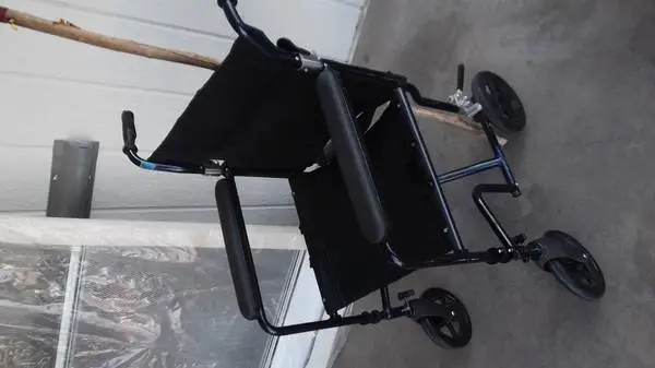 Wheel chair for travel--Walking cane--Stand up cane