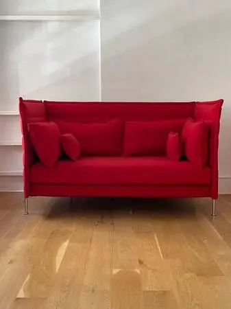 Vitra Alcove 2-Seater Red Sofa