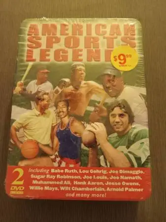 American sports legends 2 DVDS box set brand new and sealed