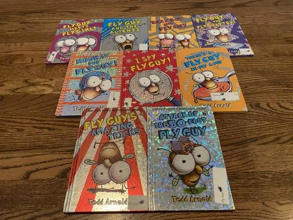 FLY GUY BY TED ARNOLD ~ 9 HARDCOVER BOOKS Excellent condition