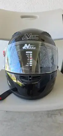 New Helmet NIKKO Gloss black DOT