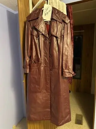 Preserved Ladies Etienne Aigner Leather Coat