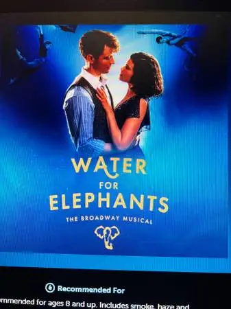 Water for Elephants Broadway Musical ticketes