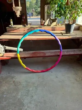 Exercise hula hoop weighted