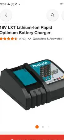 NEW Makita DC18RC Li-ion 18 volt Battery Charger