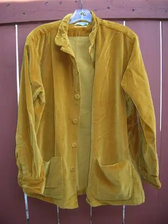Christian Dior Vintage Cotton Velvet Jacket M Medium 1960s
