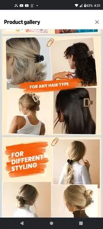 Depoka 8 pack hair clips 2 different types brand new!