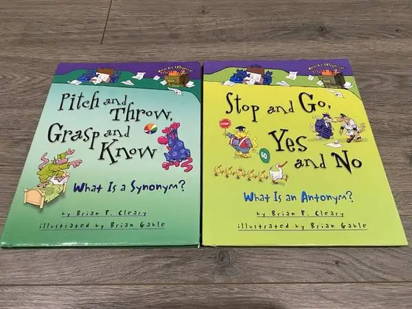 WORDS ARE CATEGORICAL By Brain P. Cleary 2 Hardcover Books LIKE NEW