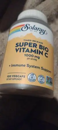 Solaray super bio vitamin c 1000 mg per serving immune system support!