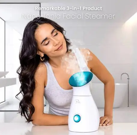 Nano Ionic Facial Steamer Pure 3-in-1 Towel Warmer Humidifier