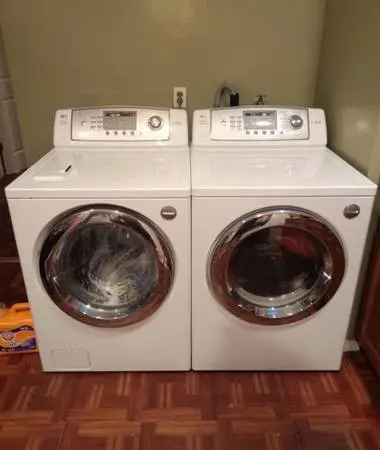 LG washer and gas dryer