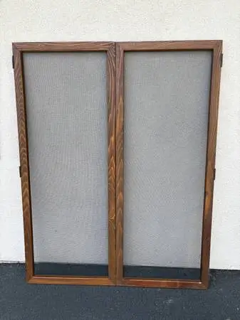 SALE! Rustic Vintage Wooden Shiplap Screen Set ... $150/set!