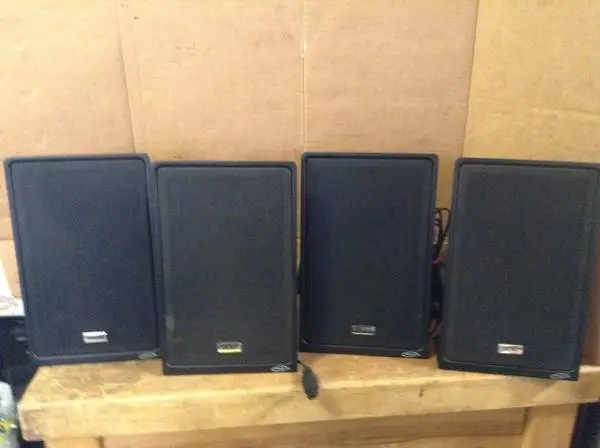 TEAC Flat Panel Small Speakers NXT 9  High Set of 4