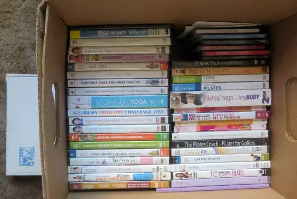 FITNESS DVDs - YOGA AND PILATES