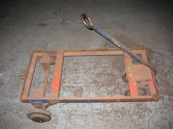 Antique Railroad Train Baggage Cart