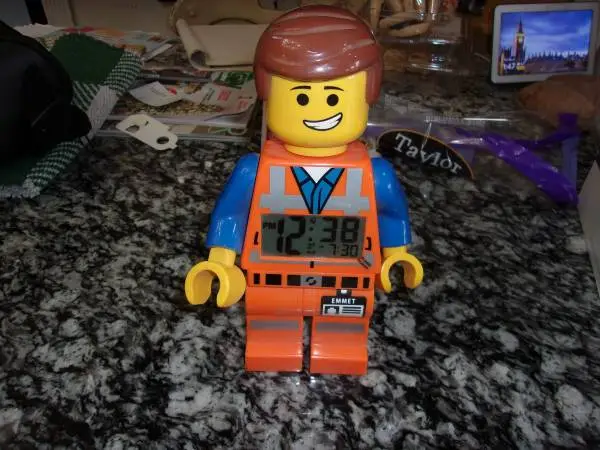 LEGO movie Emmet 9 Digital Alarm Clock