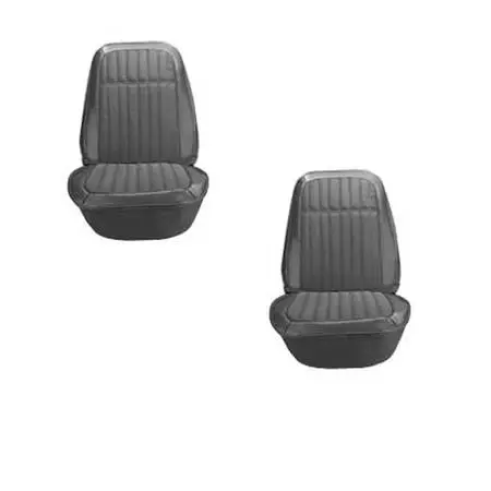 69 camaro front and rear comfort weave seat covers new black