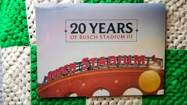 20 Years of Busch Stadium Anniversary Calendar